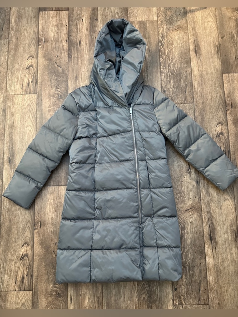 Jason Wu Puffer Hooded Side Zipping Coat Women’s Size S Grey New